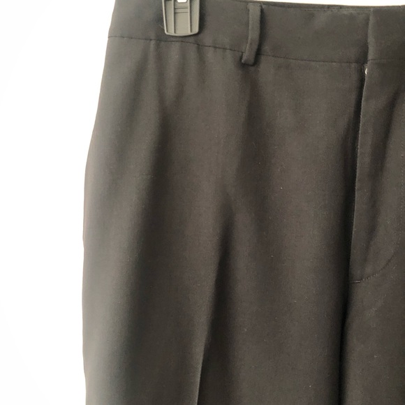 BANANA REPUBLIC MEN’S BLACK SLIM SOLID ITALIAN WOOL SUIT PANTS.SIZE 34-32 - Picture 3 of 14